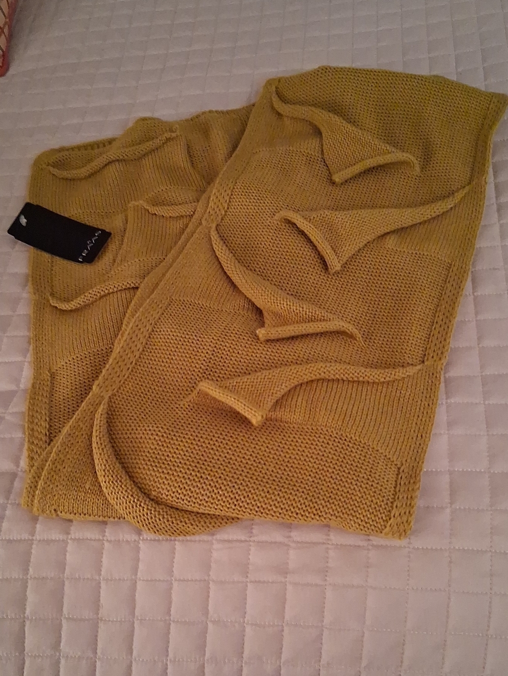 Fraas Chartreuse Knit Scarf